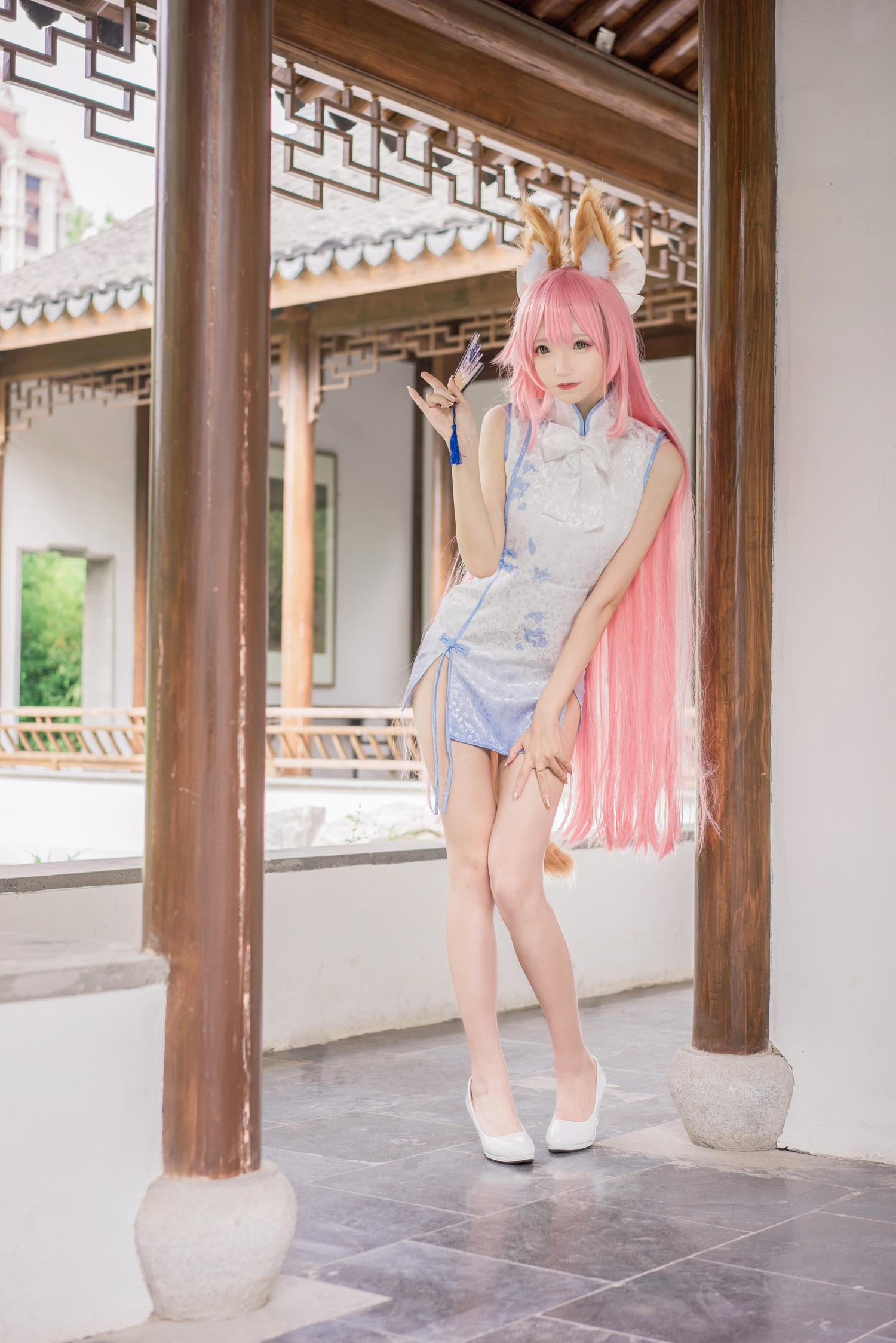 然理理 - 玉藻前同人旗袍 [28P]