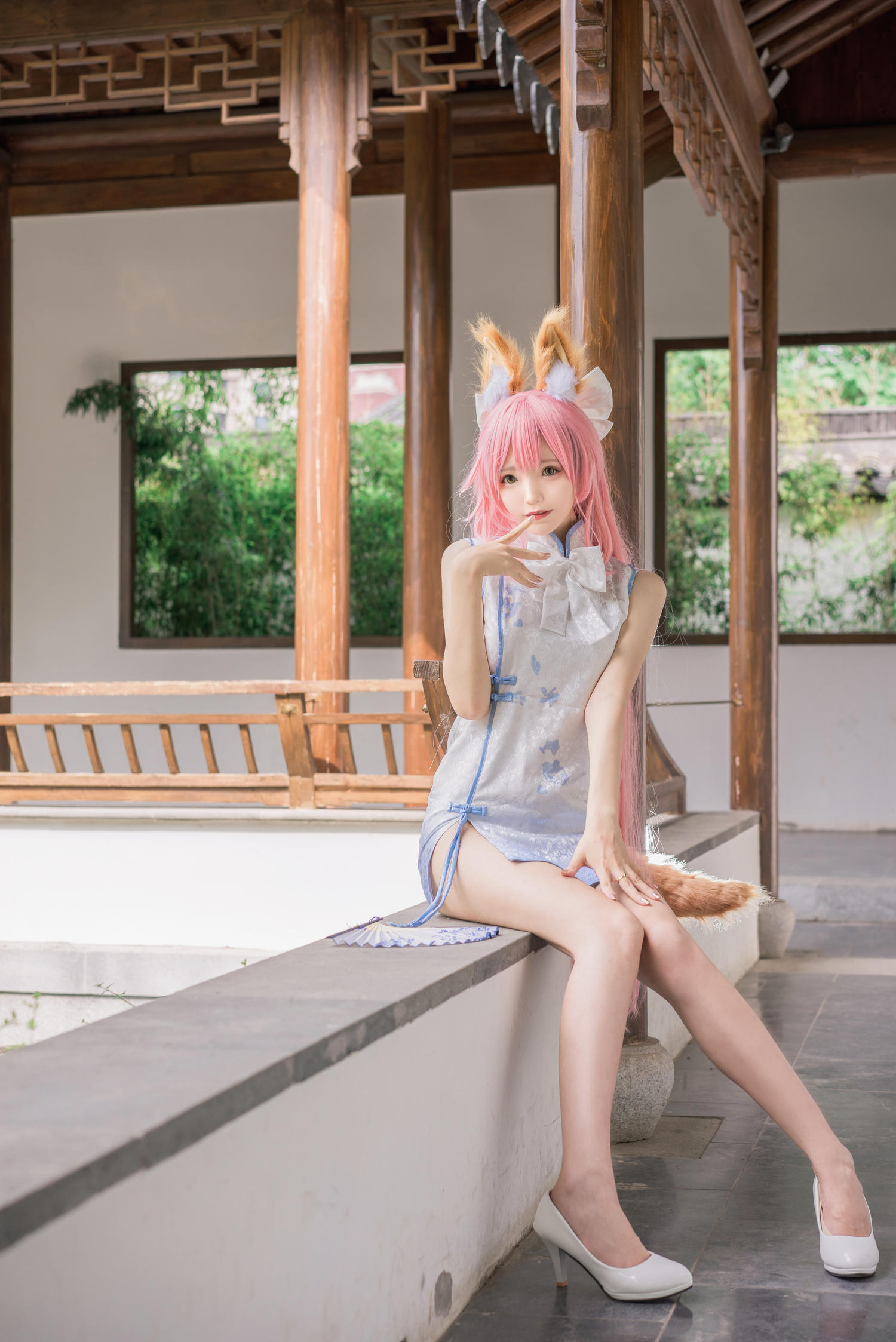 然理理 - 玉藻前同人旗袍 [28P]