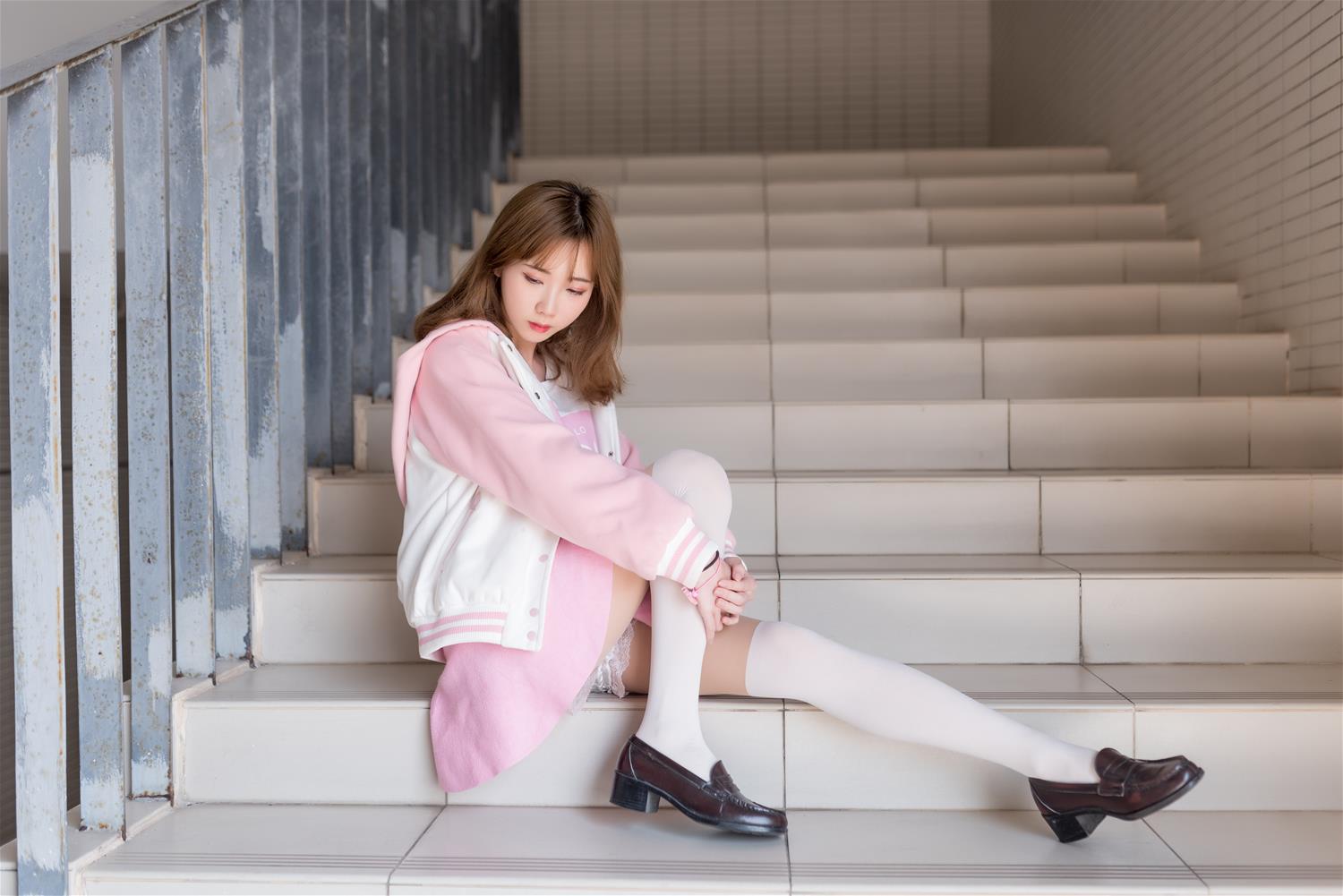 风之领域 NO.026 粉红日系白丝 [48P-190MB]