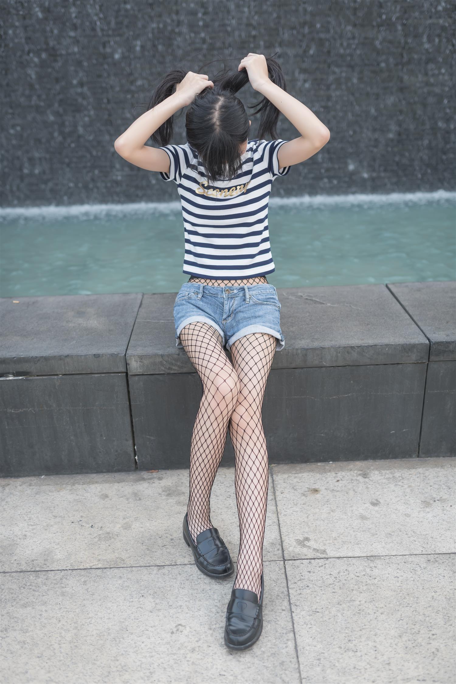 风之领域 NO.027 稚嫩的黑网袜 [50P-225MB]