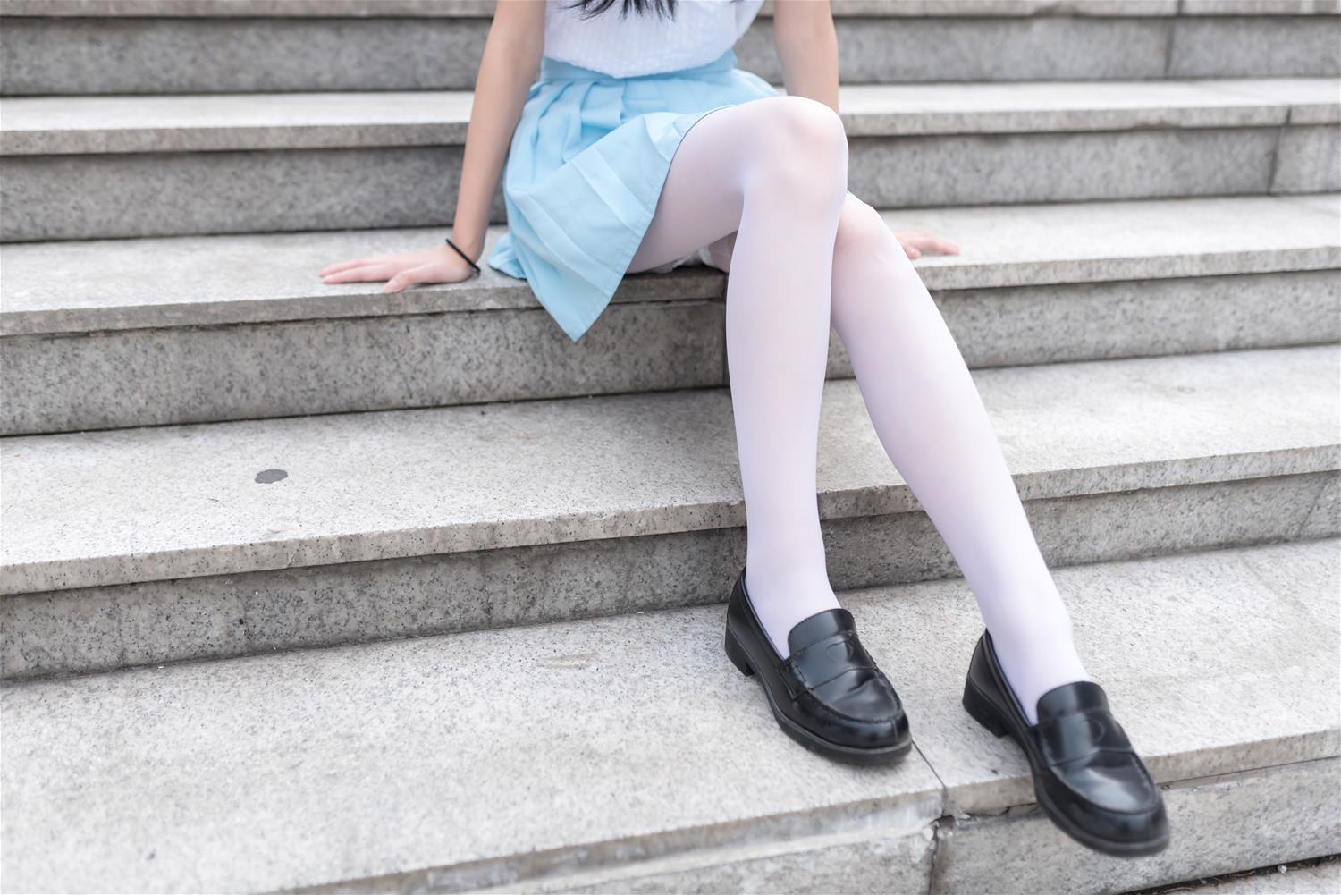 风之领域 NO.028 蓝色梦幻白丝 [50P-185MB]