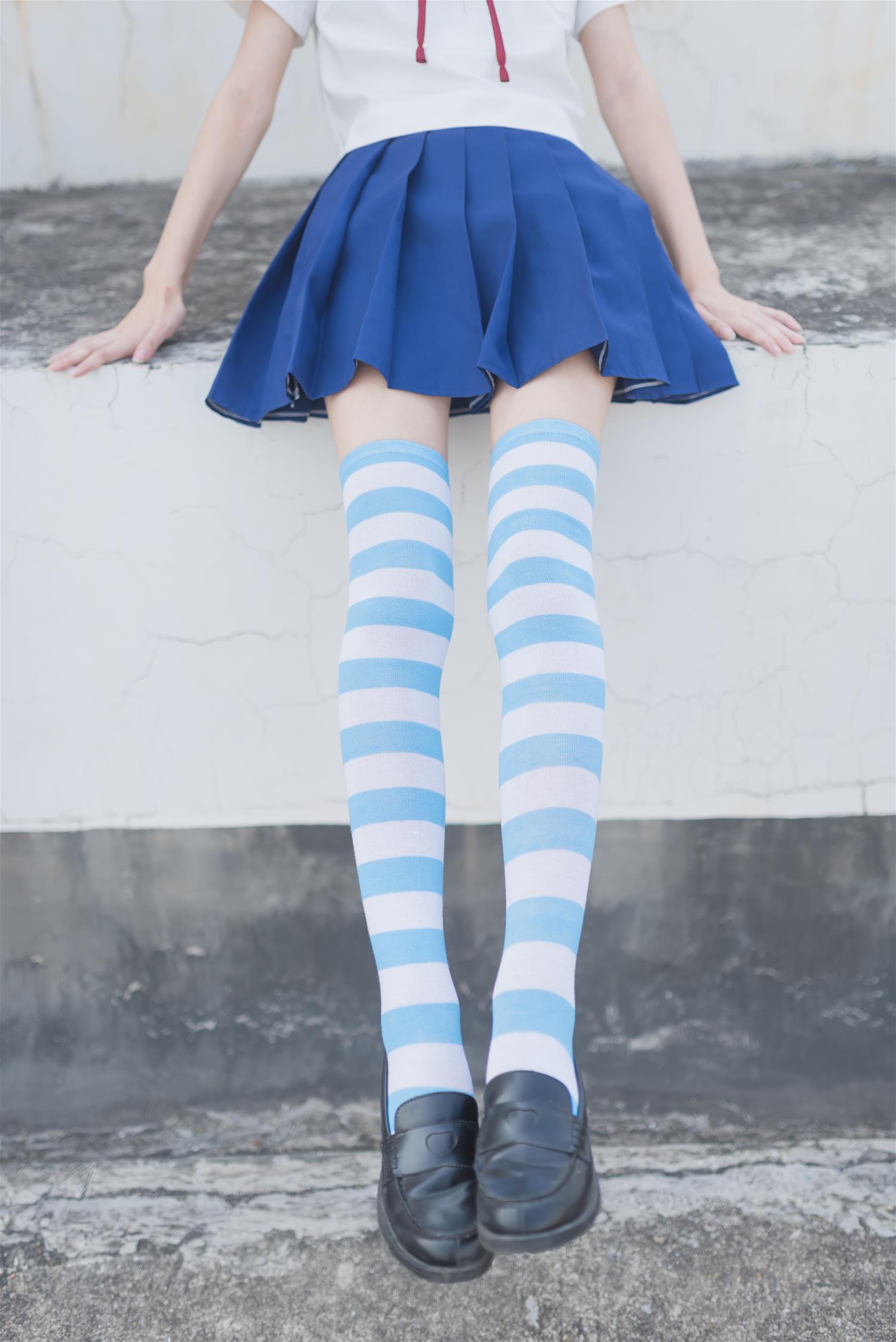 风之领域 NO.034 蓝白条纹 [50P-184MB]