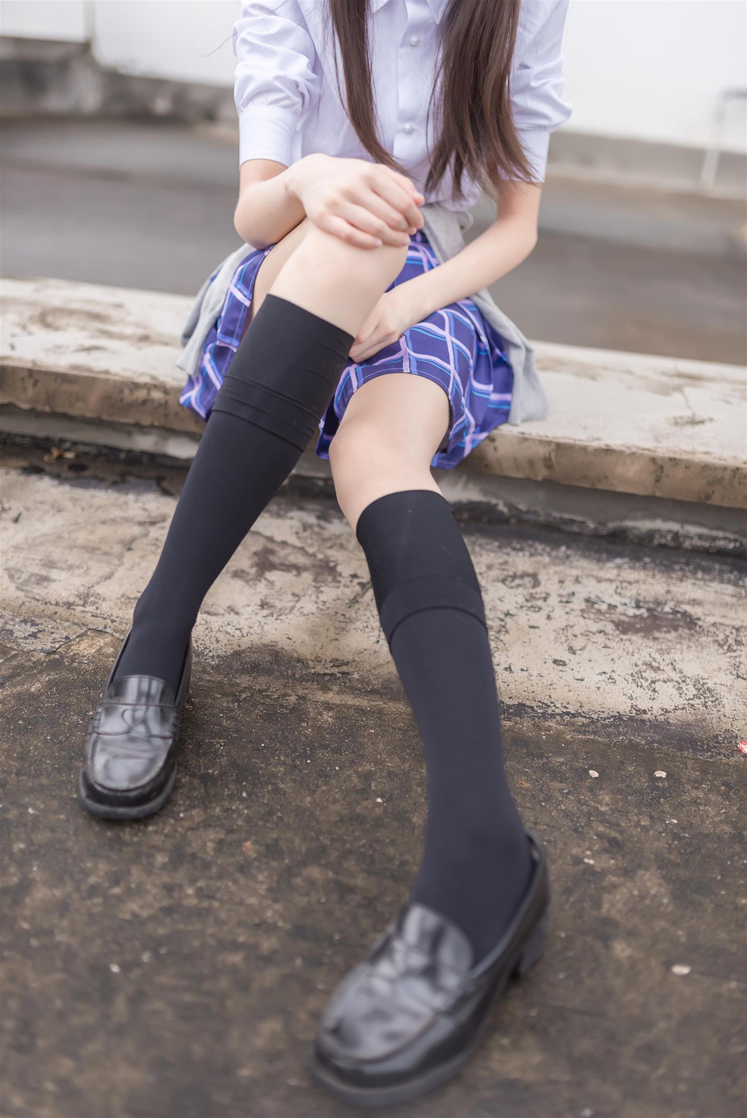 风之领域 NO.155 紫色格子裙 [39P-128MB]