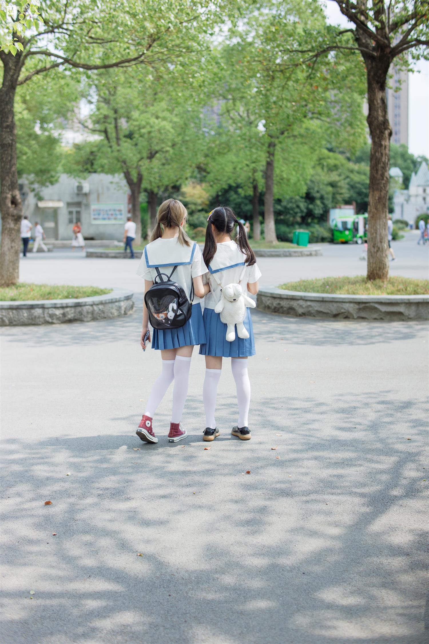 森萝财团 JKFUN-025 默陌&Aika 两女一ZOO 80D白丝过膝袜 [93P-1.17GB]