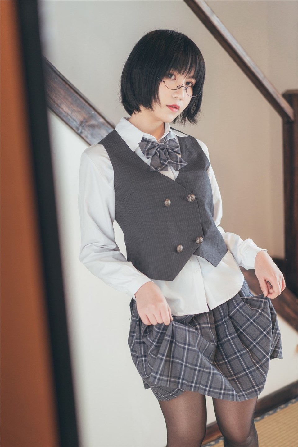 少女写真@制服和浴衣 [44P]