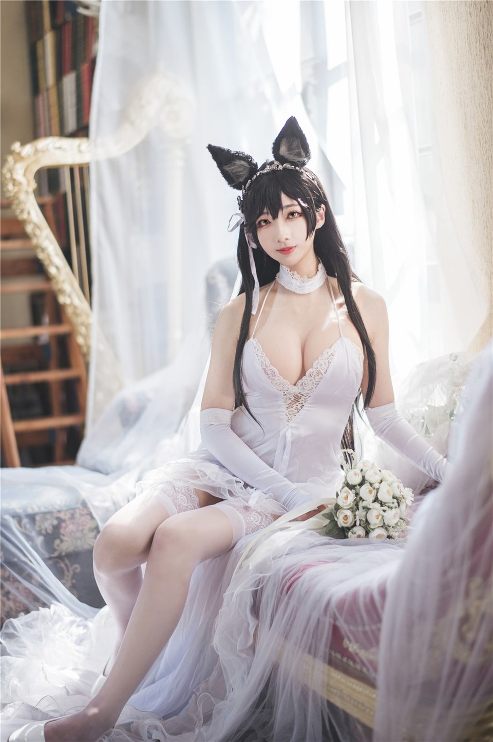 少女写真@碧蓝-爱宕婚纱 [40P]