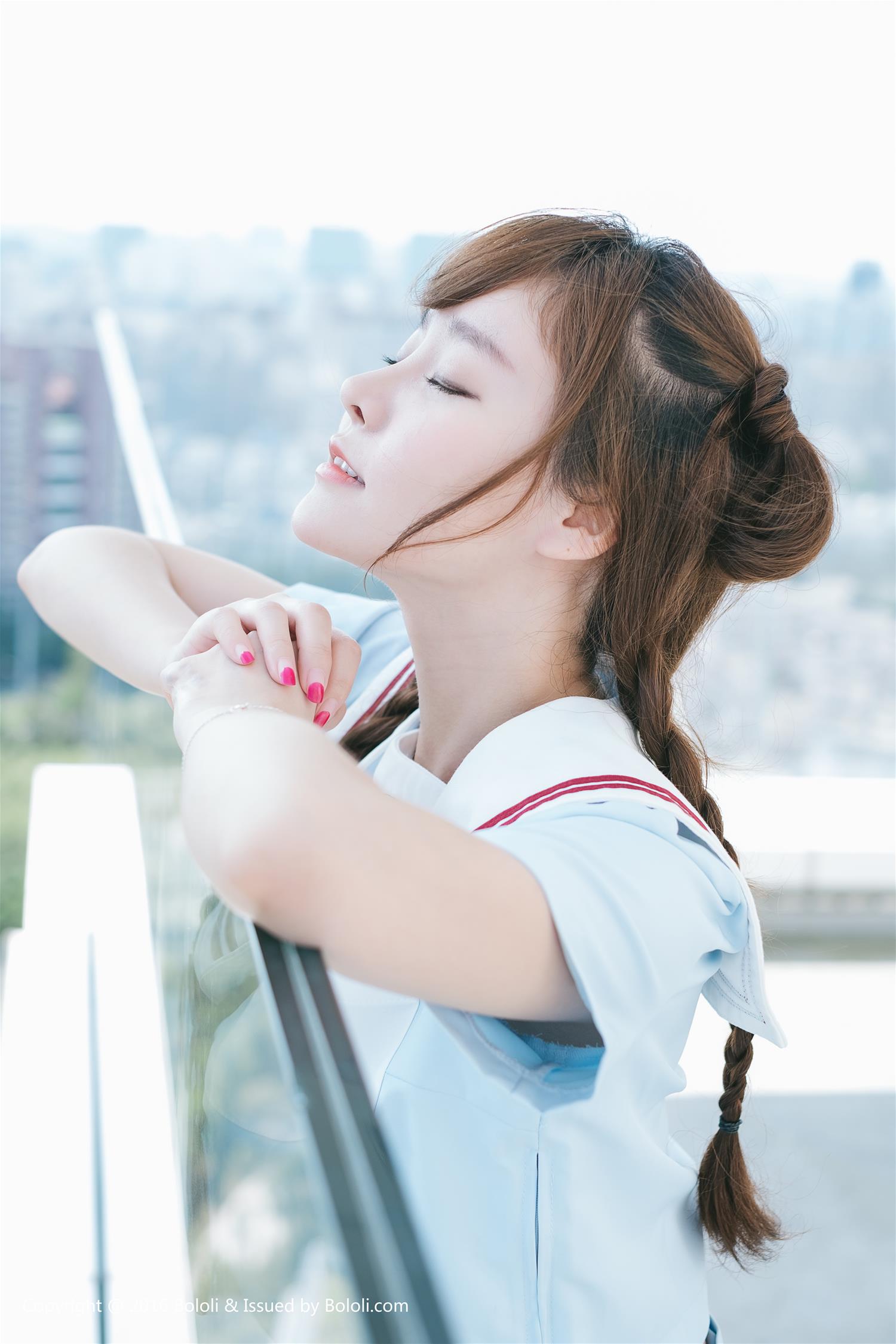 [Kimoe激萌文化] 2017.09.26 VOL.025 柳侑绮 天台JK [40P]