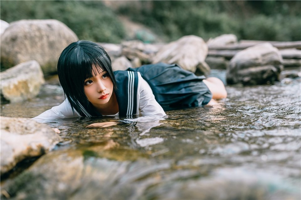 少女写真@犬和JK制服 [39P]