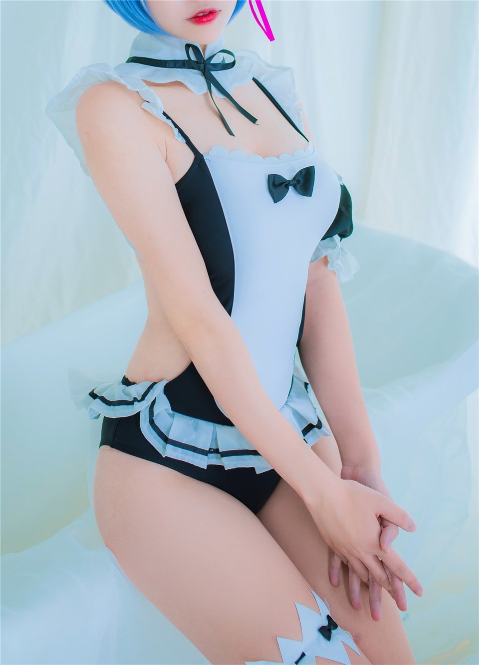 少女写真@泳装蕾姆和贞德 [40P]