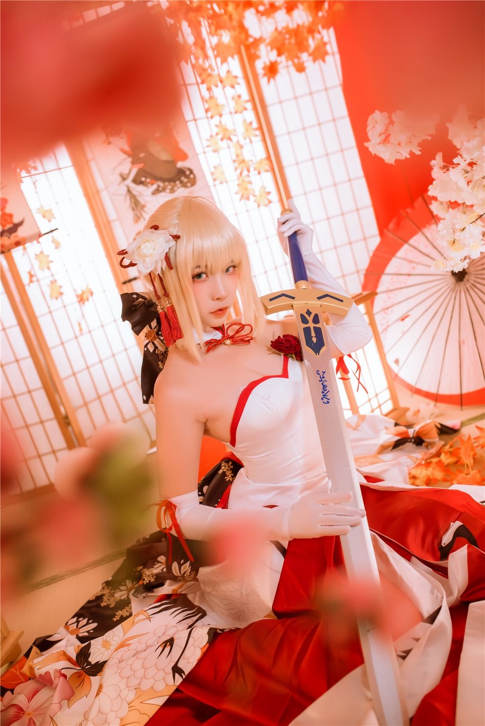 少女写真@爱宕旗袍和saber [46P]