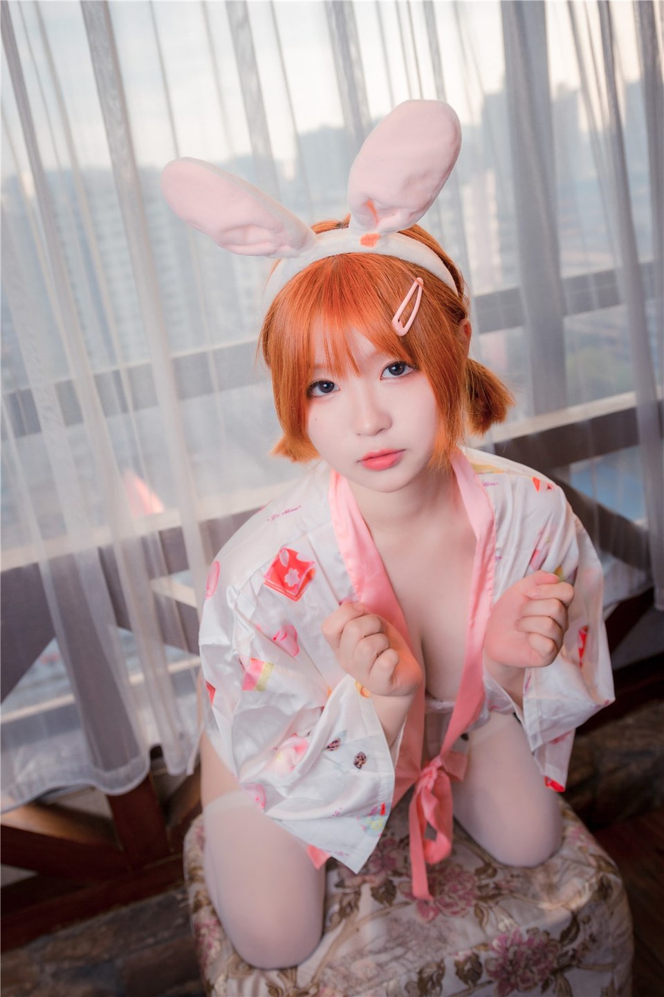 少女写真@桃子的浴衣 [40P]