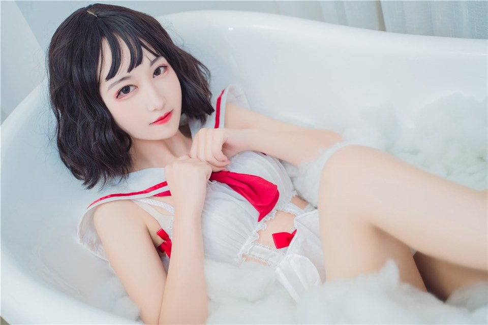 少女写真@红白水手裙 [40P]