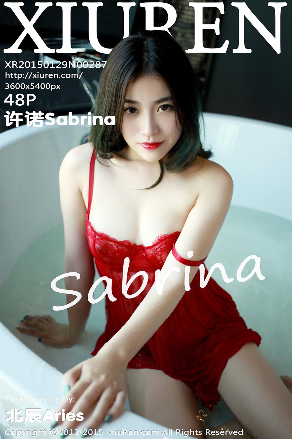[XiuRen秀人网] 2015.01.29 NO.0287 许诺Sabrina [49P]