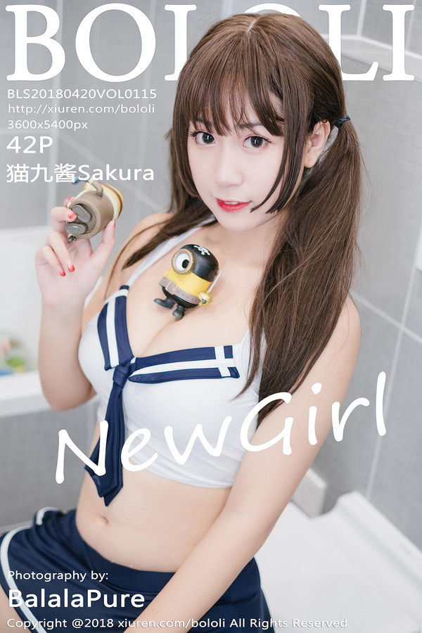 [BoLoLi波萝社] 2018.04.20 VOL.115 猫九酱Sakura 小黄人 [43P]