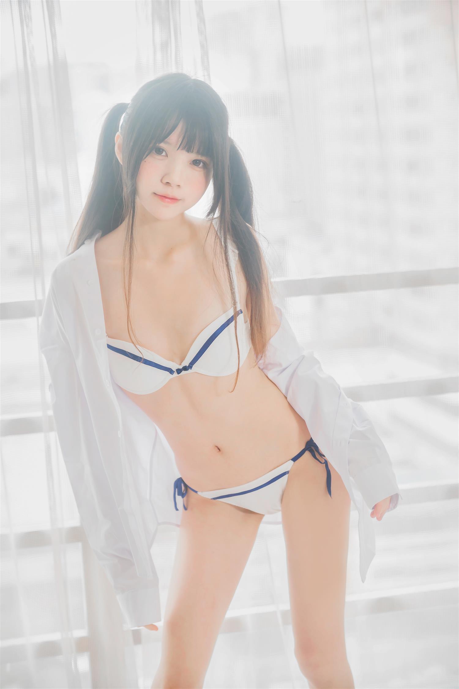 桜桃喵 白衬衫双马尾 [47P-345MB]