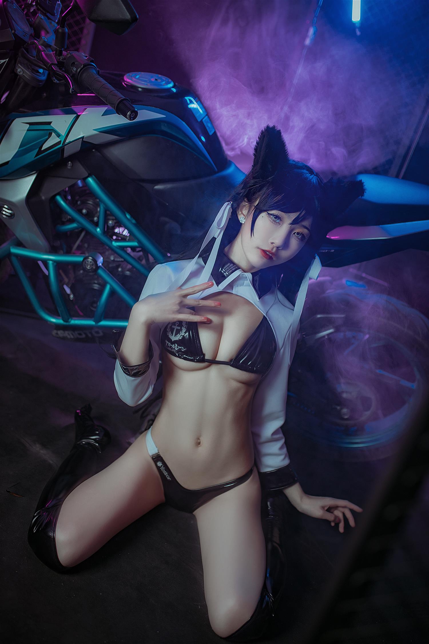 水淼aqua 爱宕犬 机车 [17P-167MB]