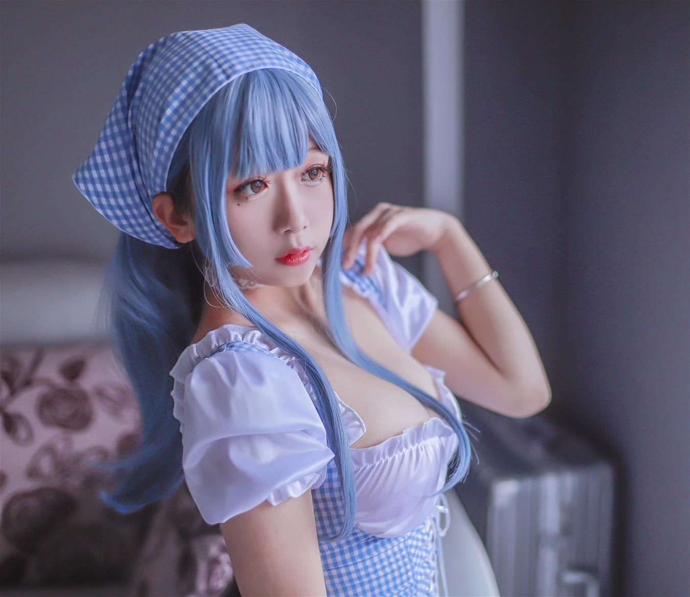 日奈娇 蓝色女仆 [46P-413MB]