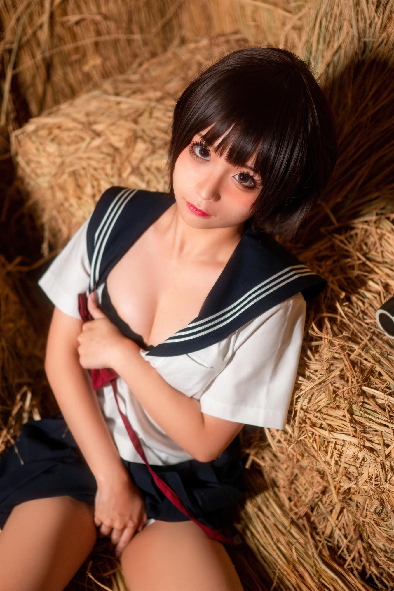 蠢沫沫 稻草 [50P-606MB]