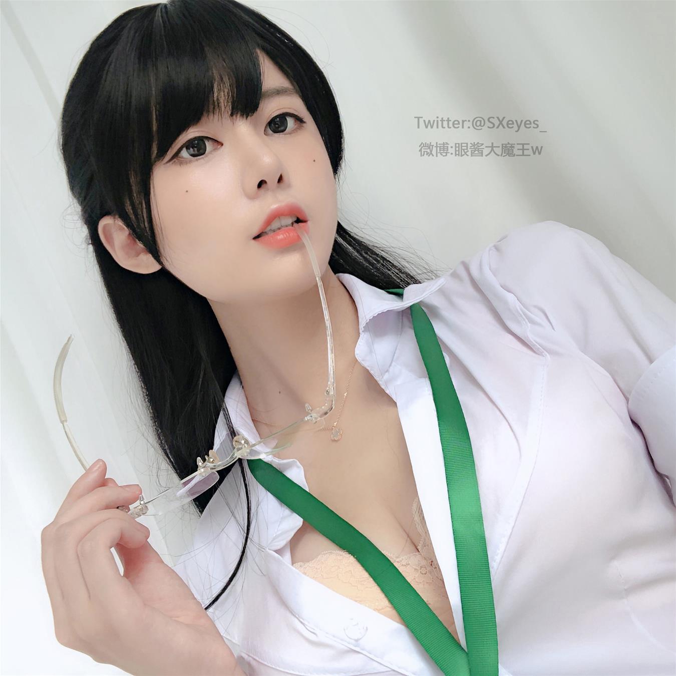 眼酱大魔王w 黑丝ol 猫耳 [14P-53MB]