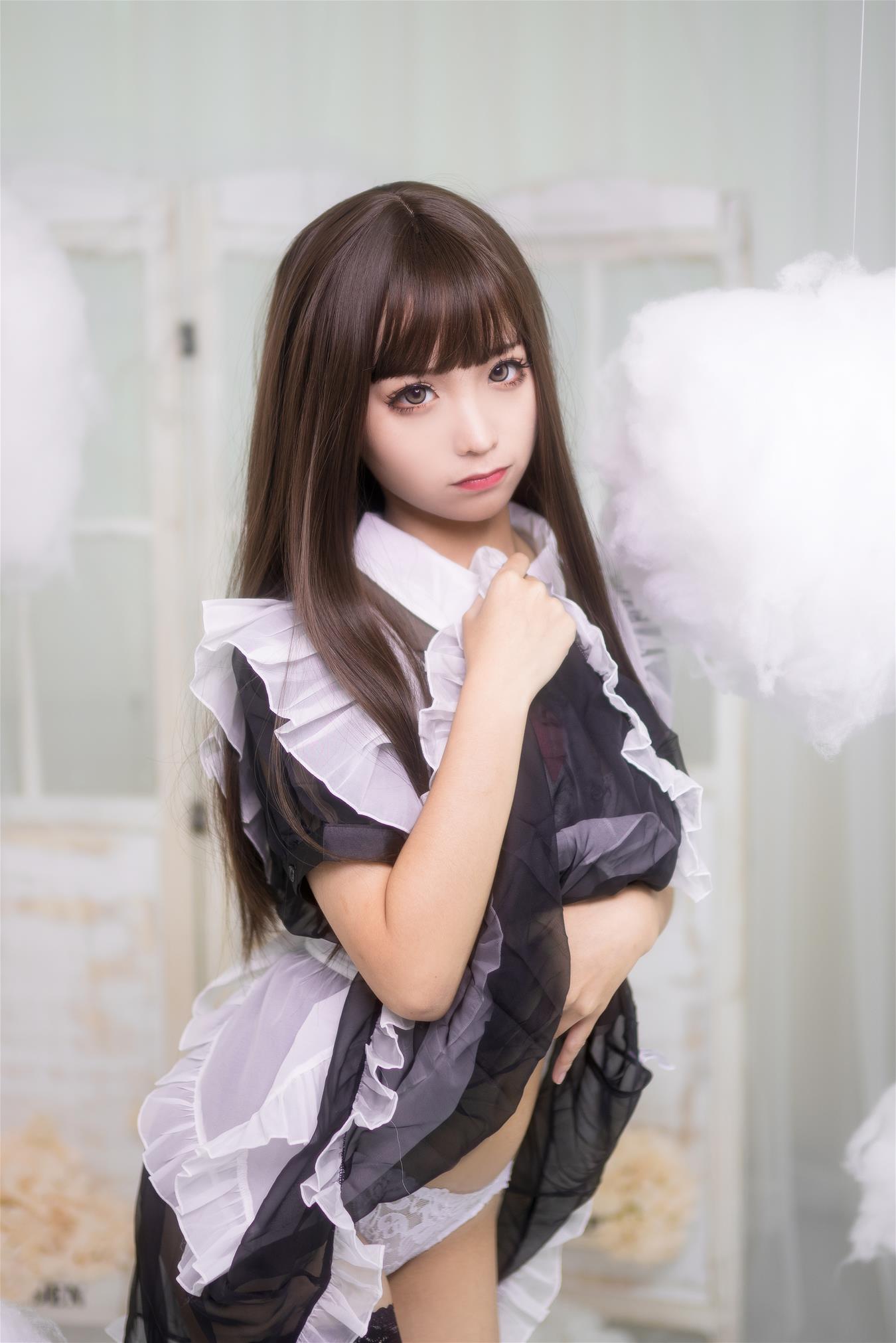 蠢沫沫 短透明女仆 [42P-450MB]