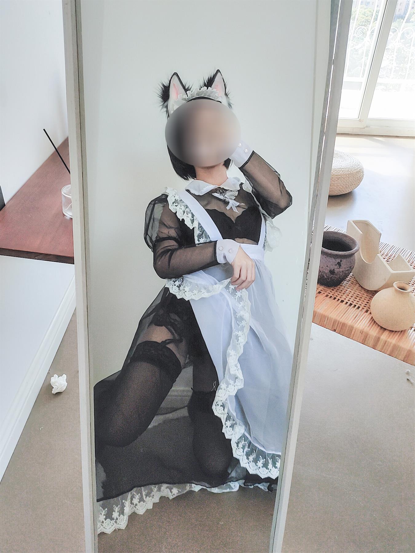 蠢沫沫 透明女仆自拍 [42P-55MB]