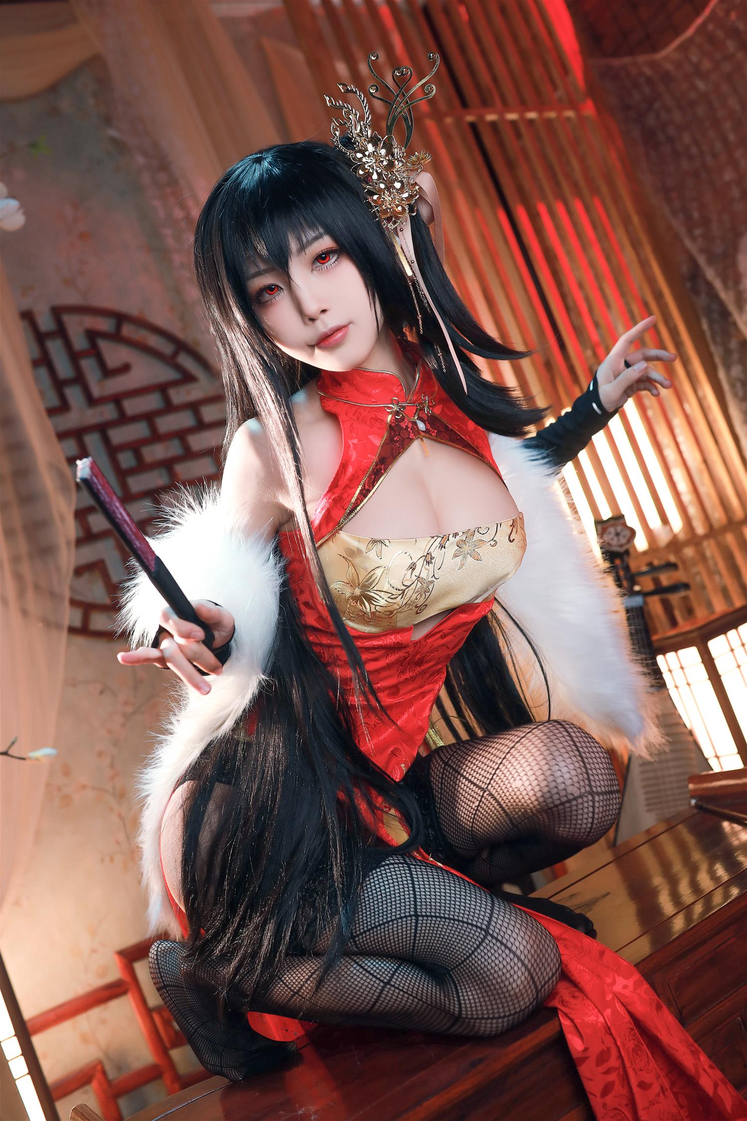 水淼aqua 大凤新春旗袍 [40P-575MB]