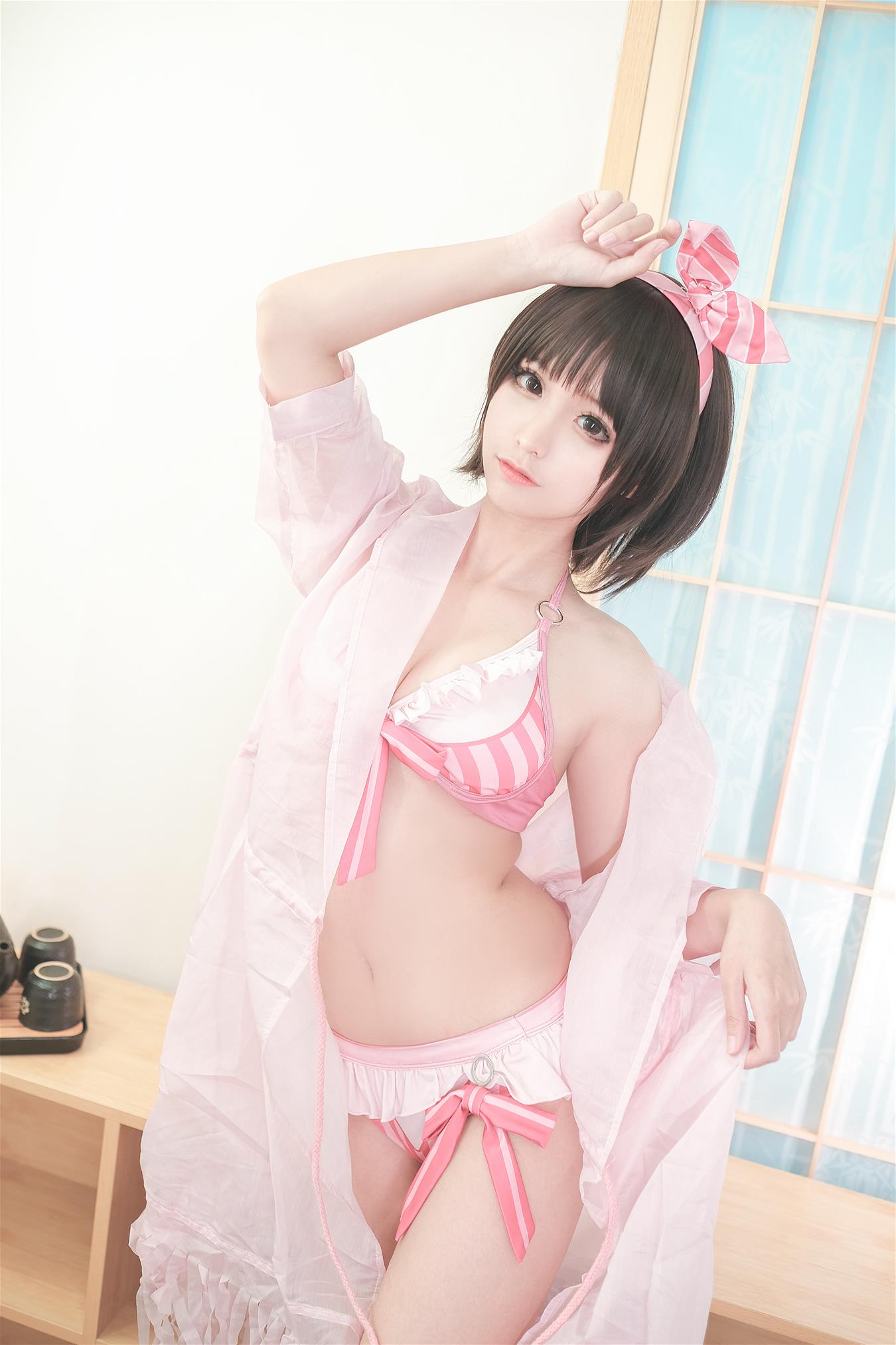 蠢沫沫 加藤惠泳装 [40P-473MB]