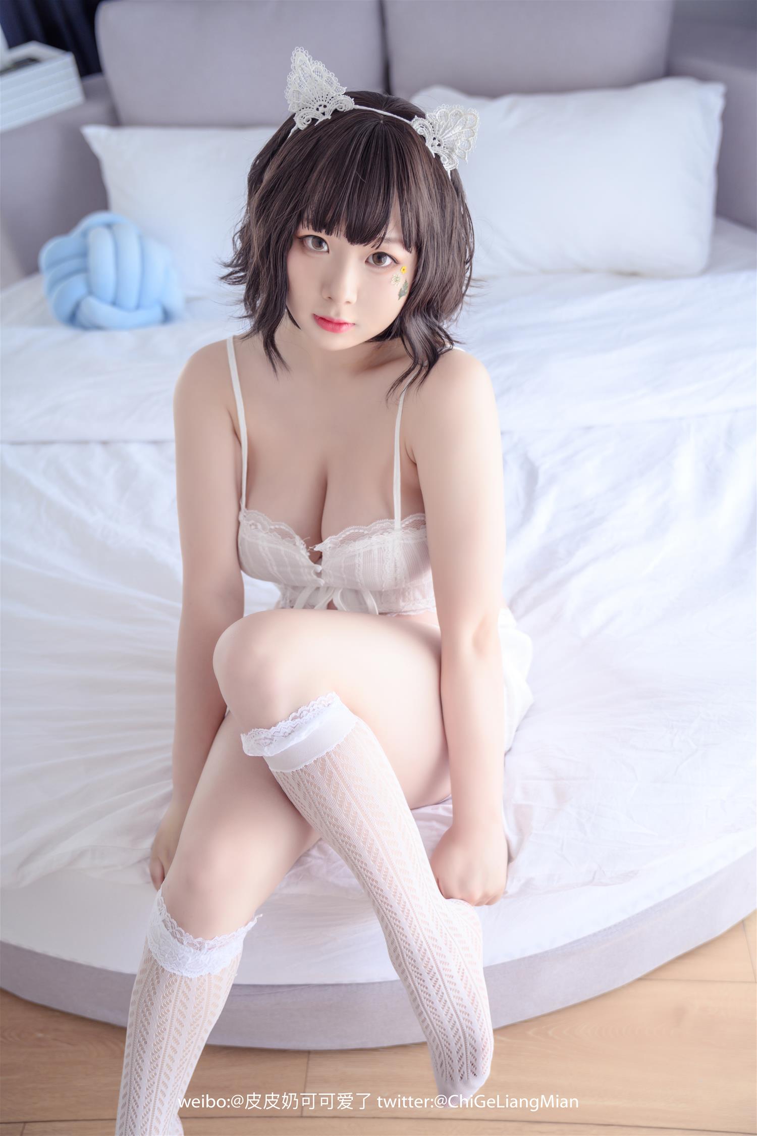 皮皮奶可可爱了啦 白睡衣 [57P-798MB]