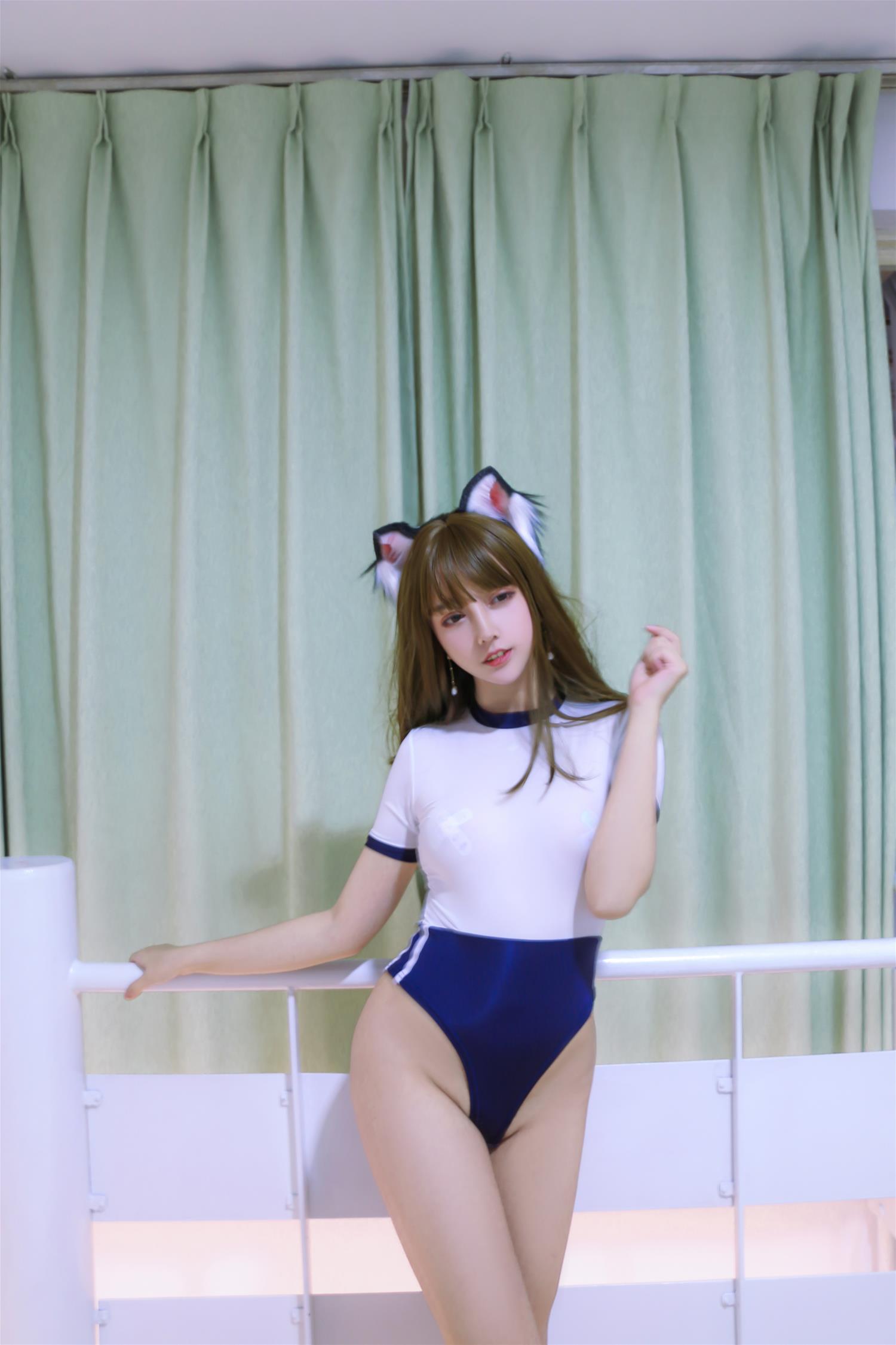 过期米线线喵 体操服 [16P-79MB]