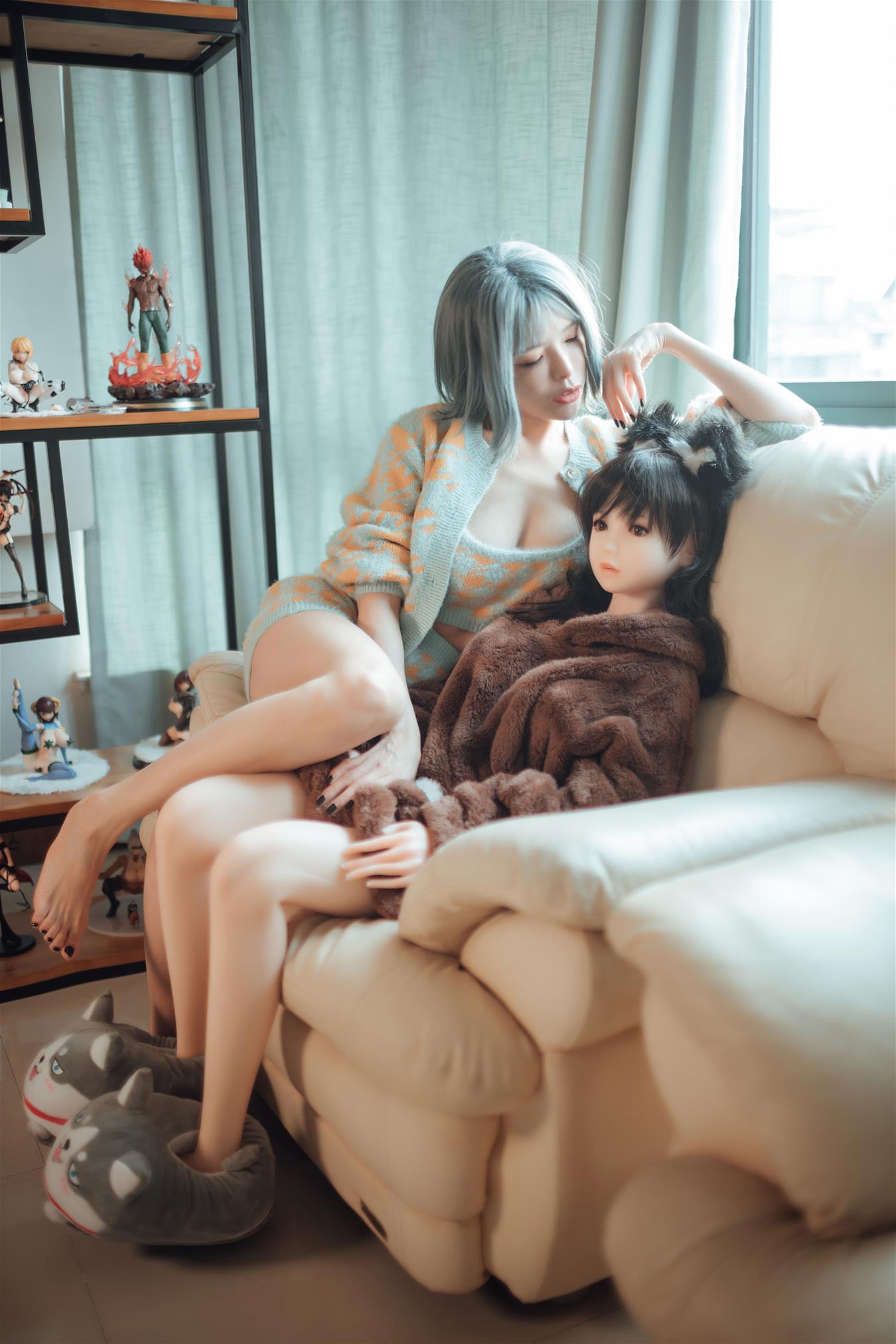 秋和柯基 娃娃 [40P1V-786MB]