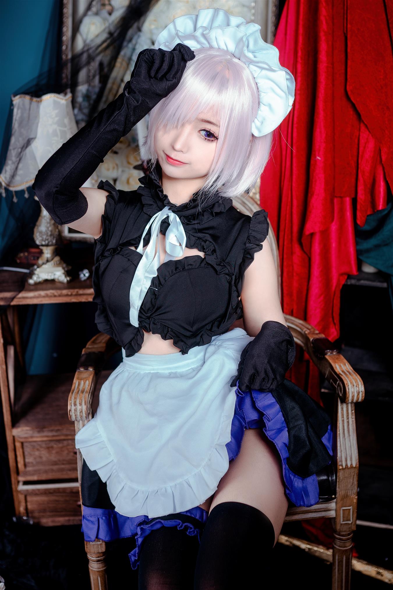 蠢沫沫 玛修女仆 [22P-256MB]